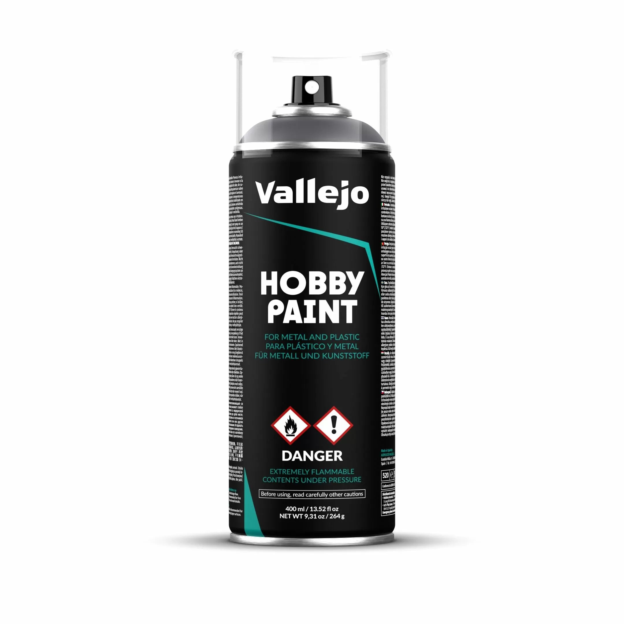 Vallejo Aerosol - Gunmetal 400ml
