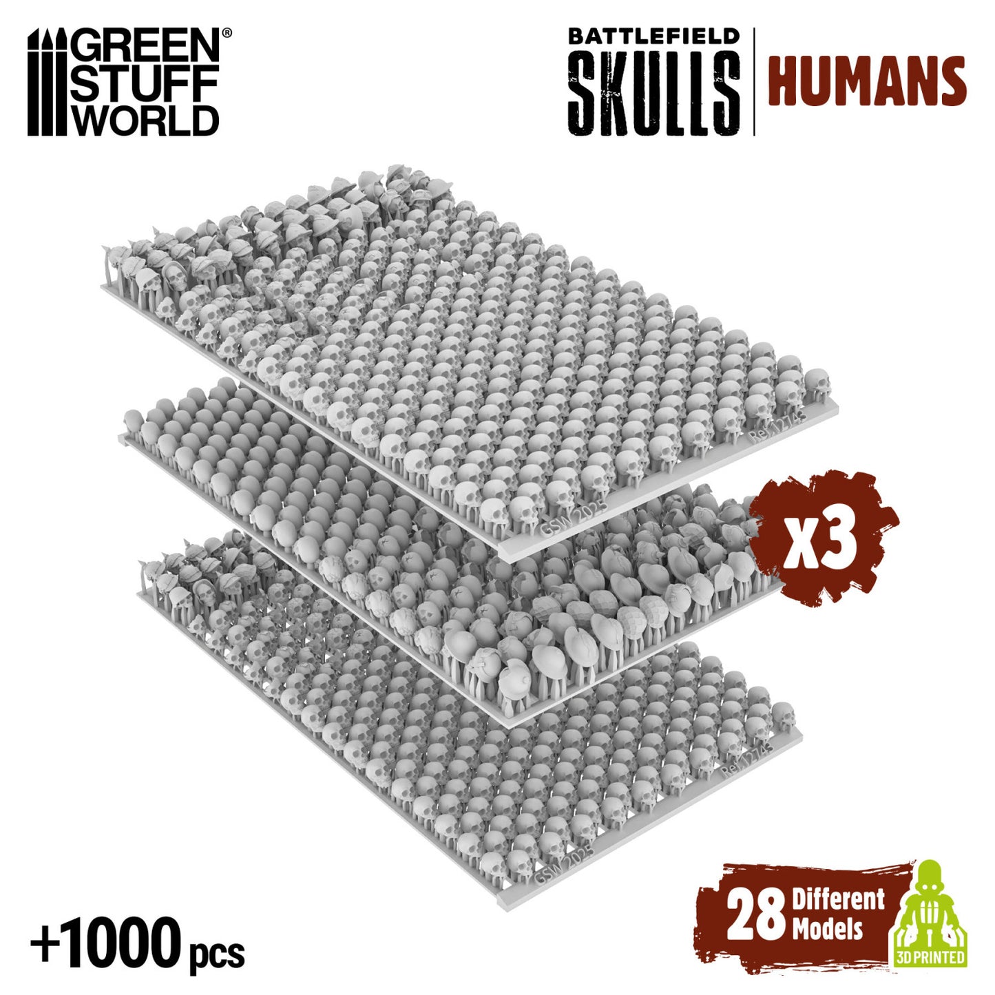 Green Stuff World: Skulls & Bones - Humans