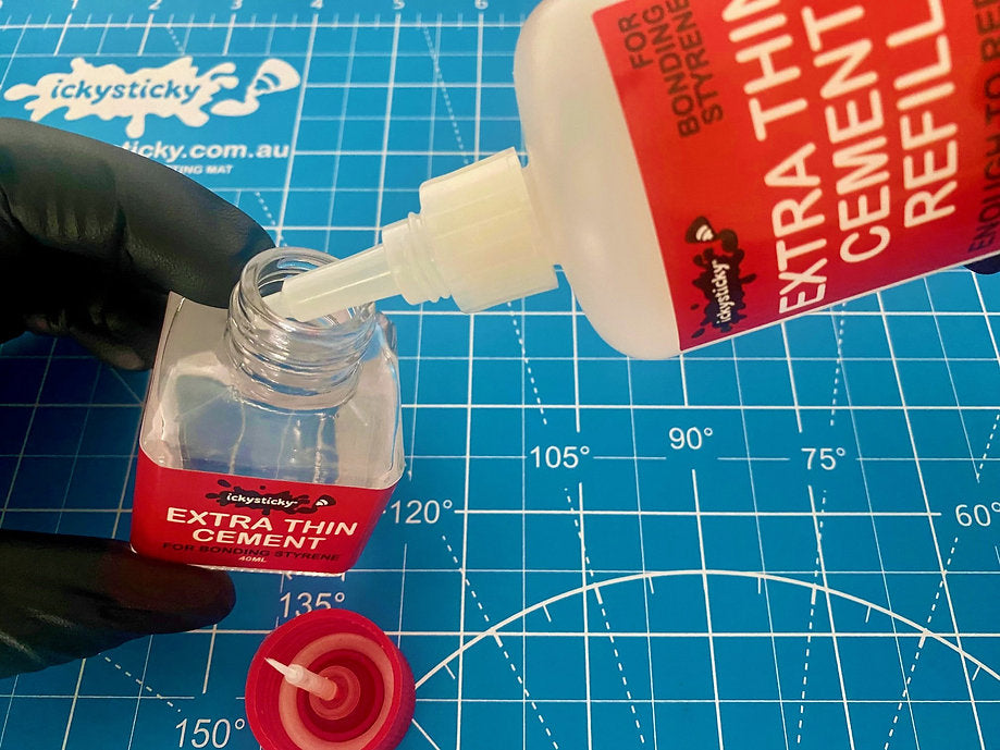 ICKYSTICKY: Extra Thin Cement Refill 120ml