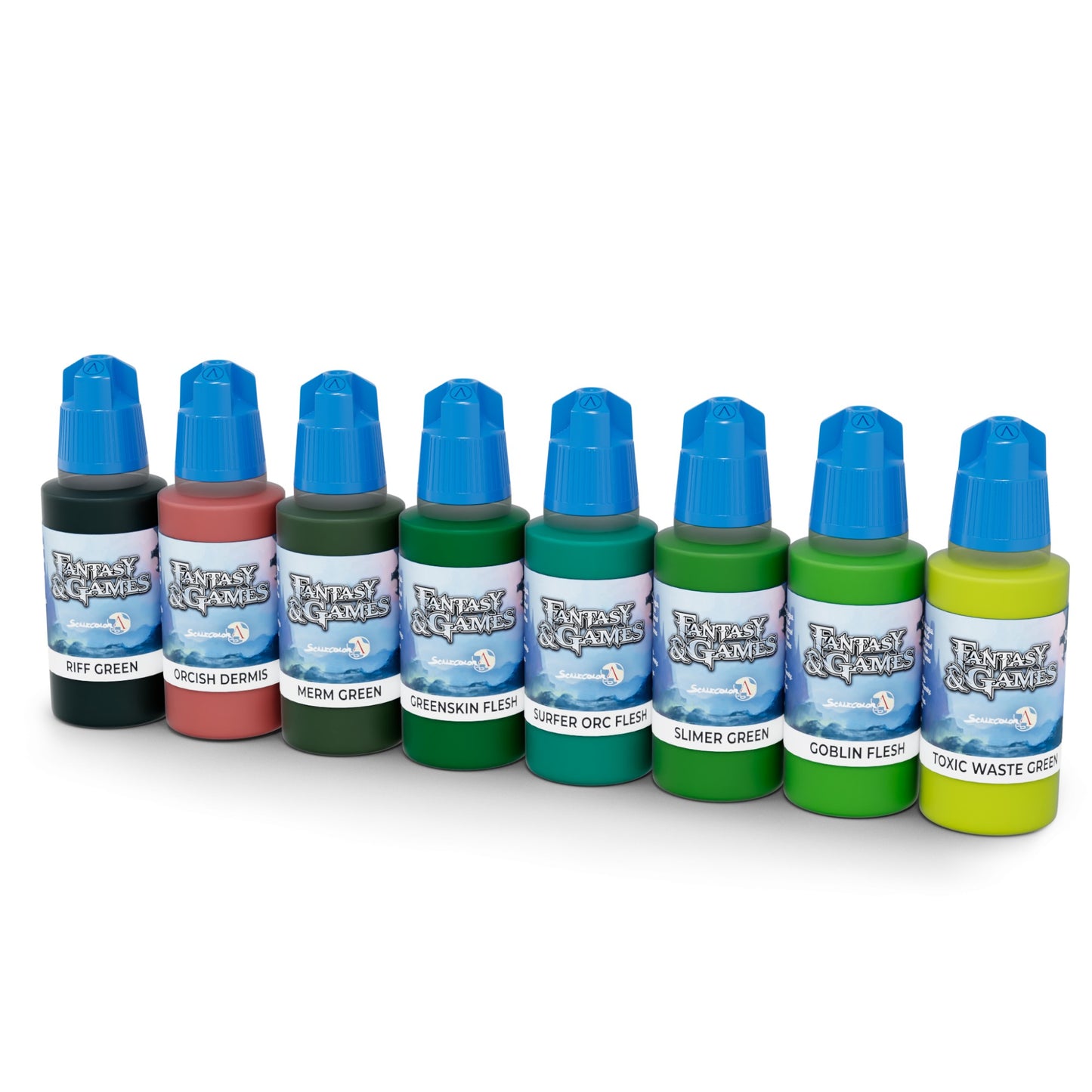 Scale 75: Fantasy Colours - Orcs And Goblins Paint Set - Warhaus
