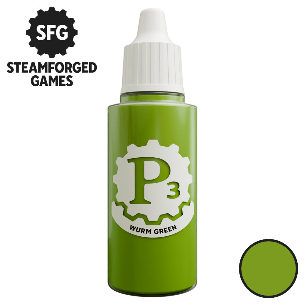 P3 Paints: Wurm Green - 18ml