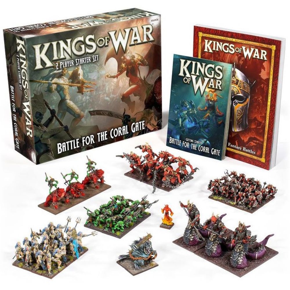 Kings of War: 2 Player Starter Set - Battle For The Coral Gate
