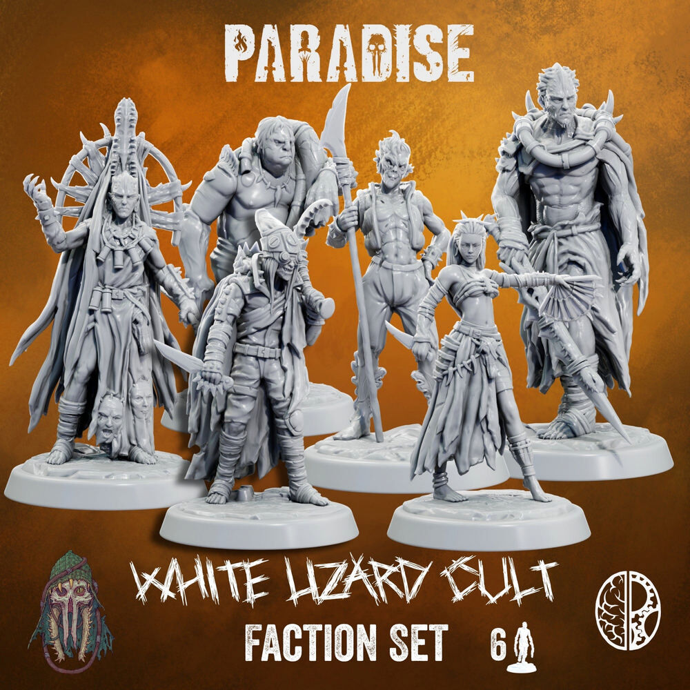 Paradise: White Lizard Cult Faction Set
