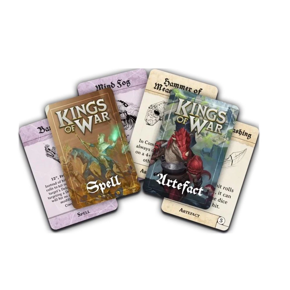Kings of War - Spell and Artefact Cards (4th Ed)