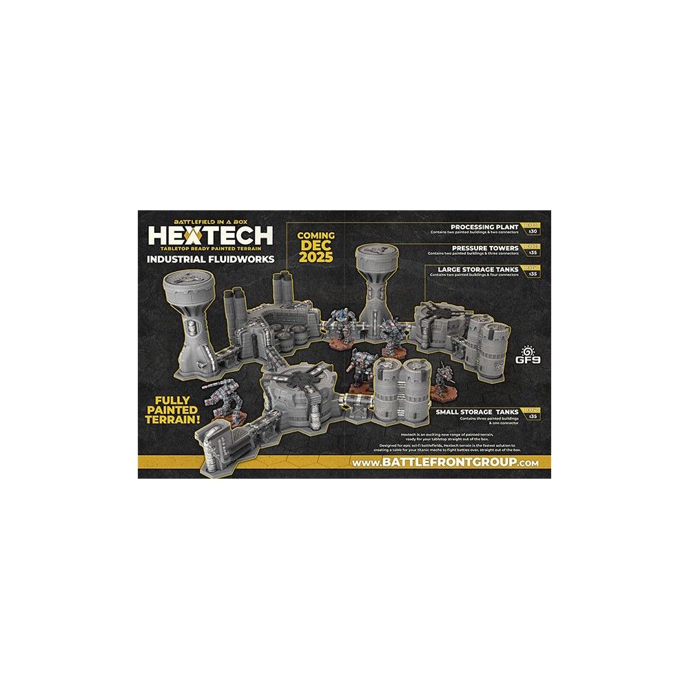 Hextech Terrain: Industrial Fluidworks – Small Storage Tanks