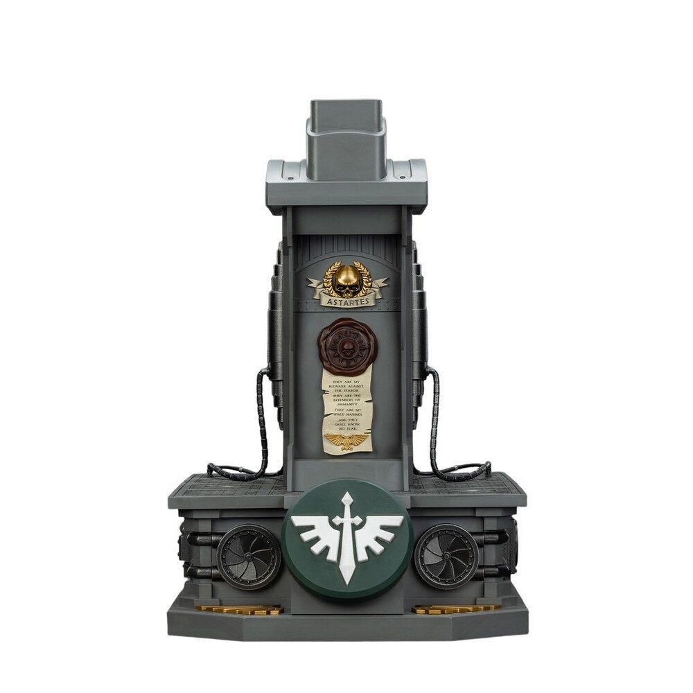 Warhammer Collectibles: 1/1 Scale Dark Angels MkX Helmet & Display Stand