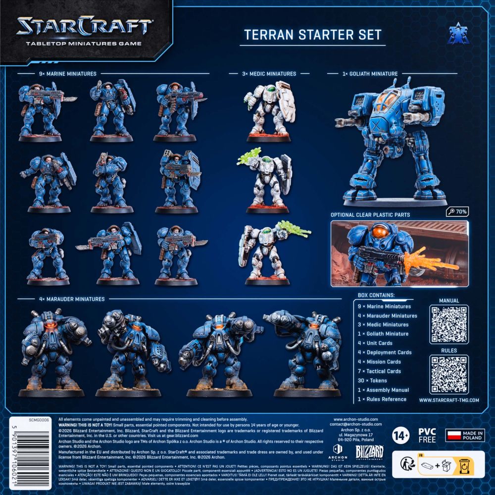 Starcraft Miniatures Games: Terran Starter Set