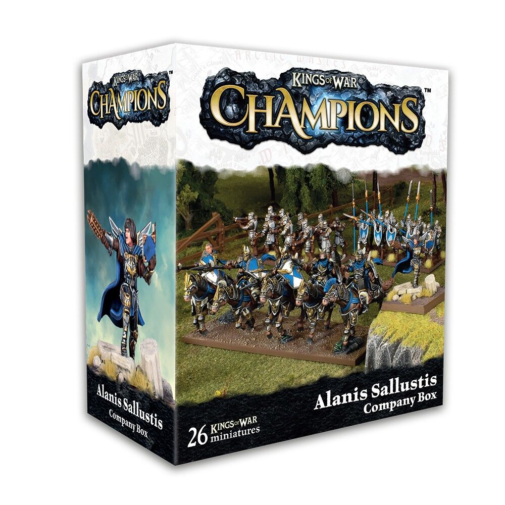 Kings of War: Champions - Basileans - Alanis Sallustis Company Box