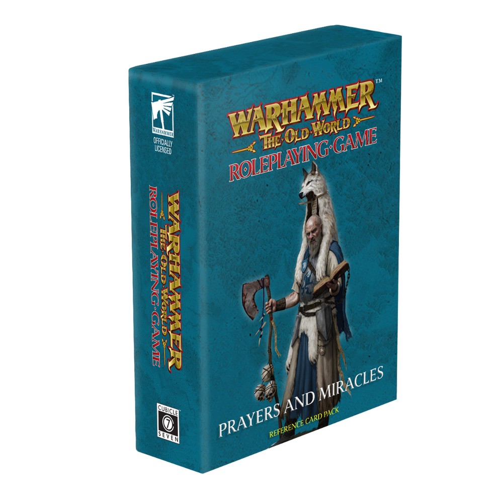 Warhammer The Old World Roleplaying Game - Prayers and Miracles Card Deck