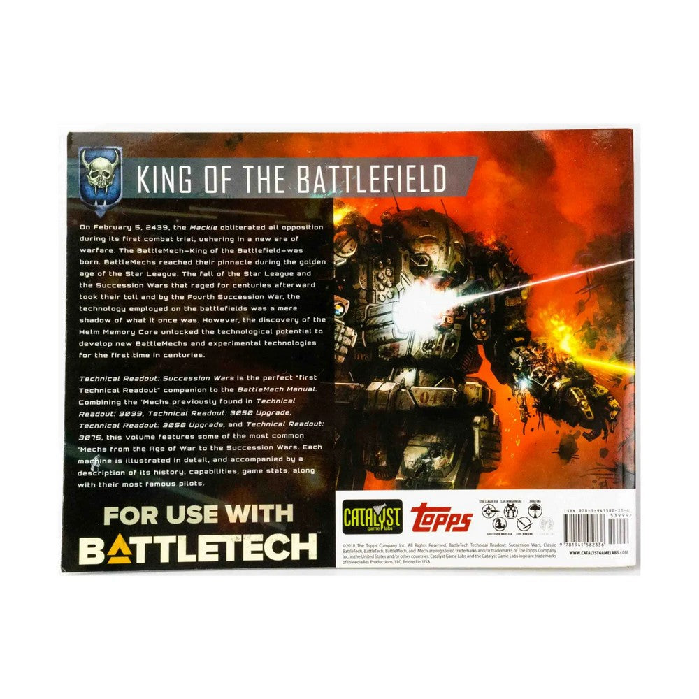 BattleTech - Technical Readout: Succession Wars