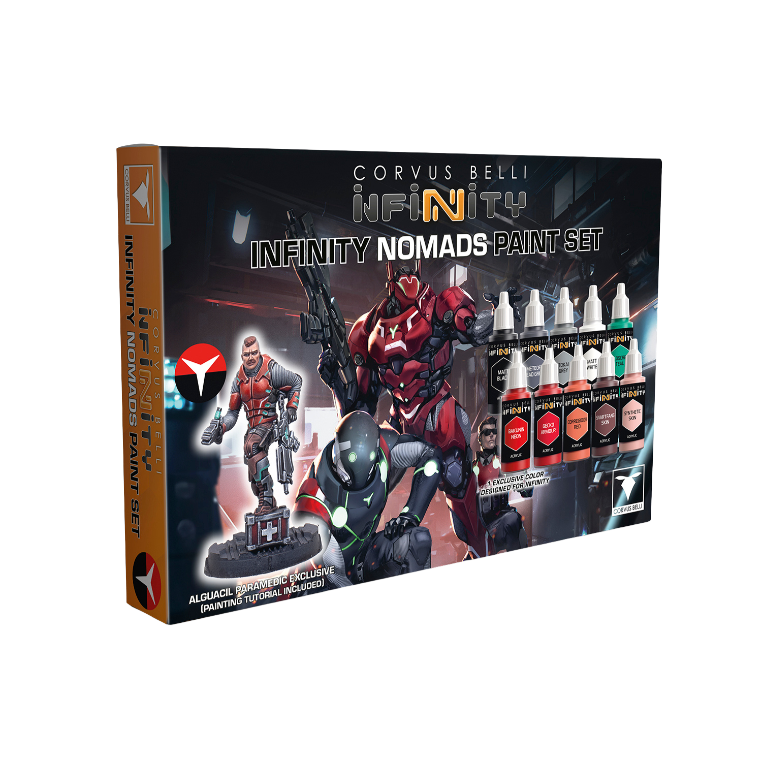 Infinity: Nomads Paint Set Alguacil Paramedic Exclusive
