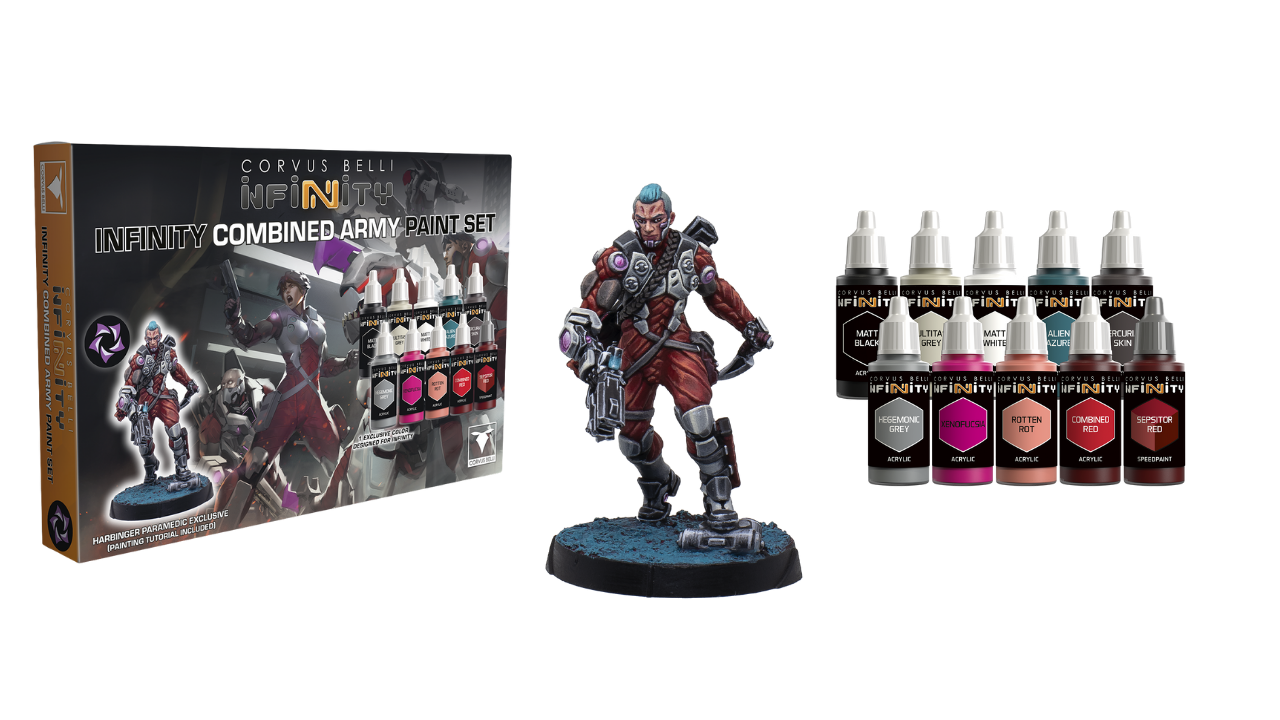 Infinity: Combined Army: Paint Set Harbinger Paramedic exclusive