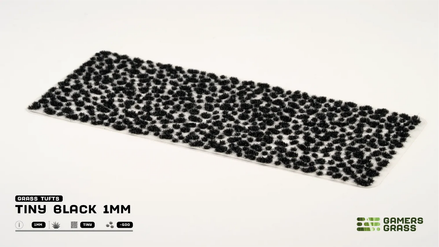 Gamers Grass: Tiny Black (1mm)