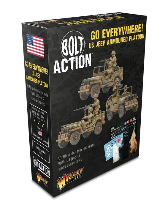 Bolt Action: Go Everywhere! US Jeep Armoured Platoon