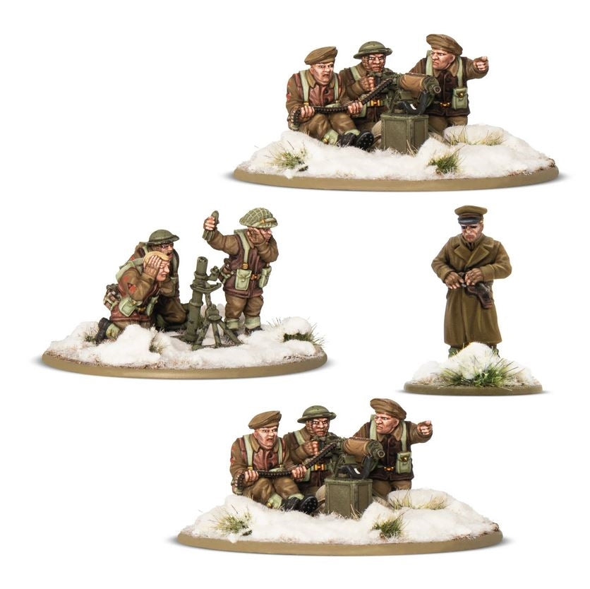 Bolt Action: British & Canadian Infantry (Winter) Heavy Weapons Platoon