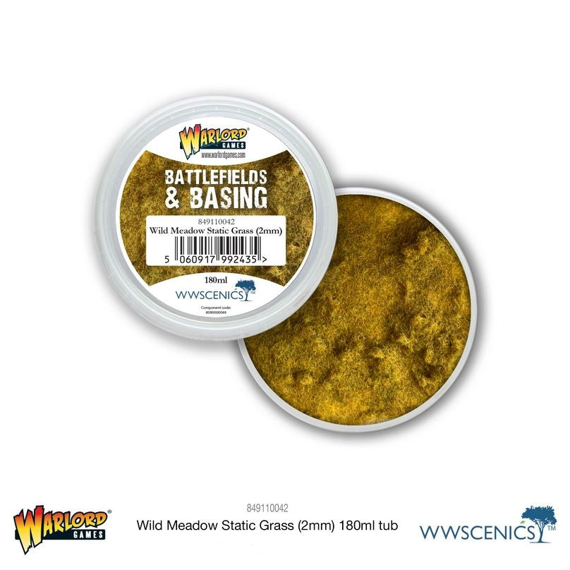 Warlord: Wild Meadow 2mm Static Grass (180ml)