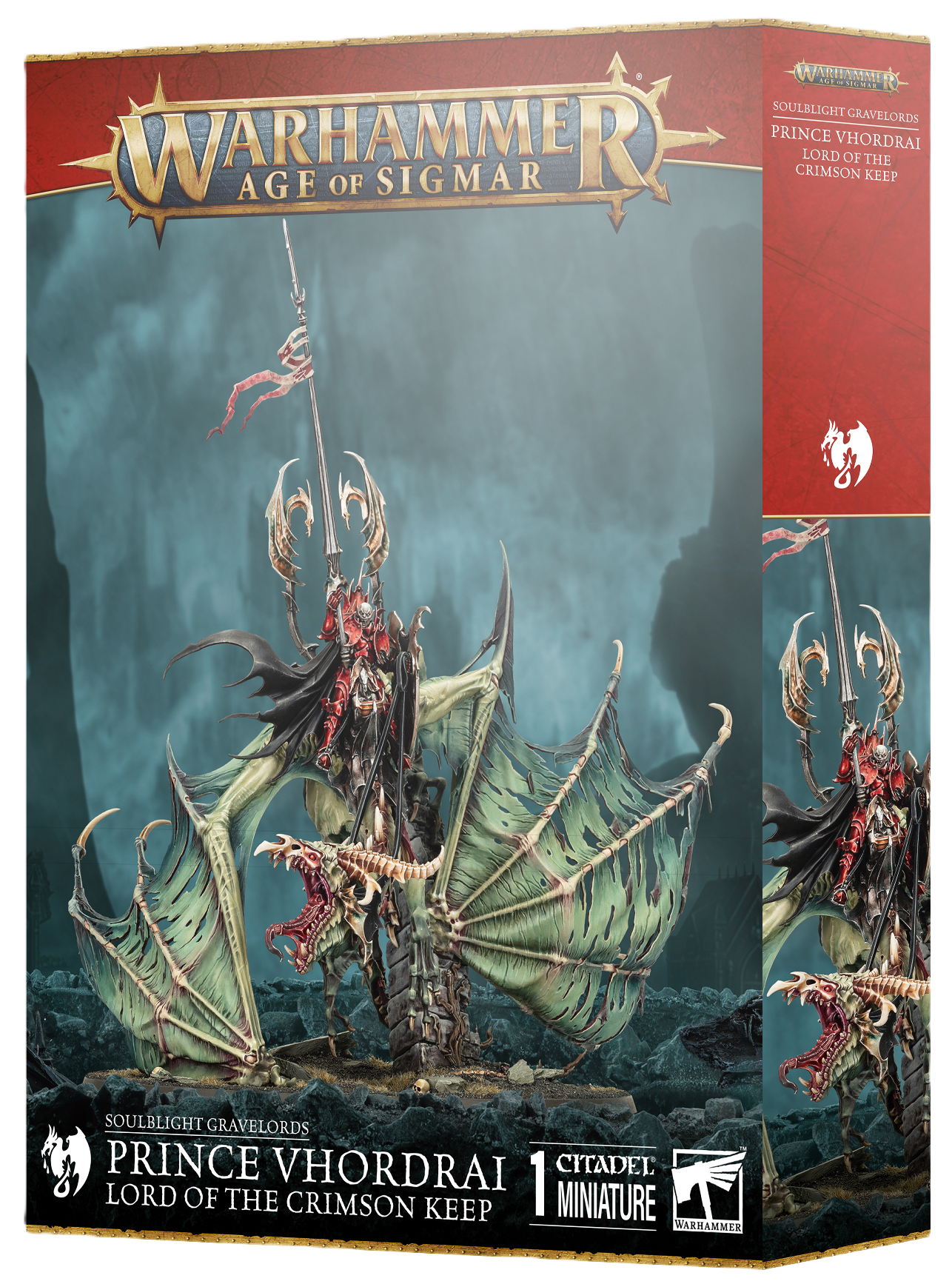 Soulblight Gravelords: Prince Vhordrai Lord of The Crimson Keep