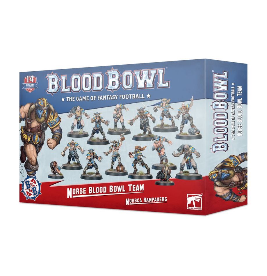 Blood Bowl: Norse Team Norsca Rampagers - Warhaus