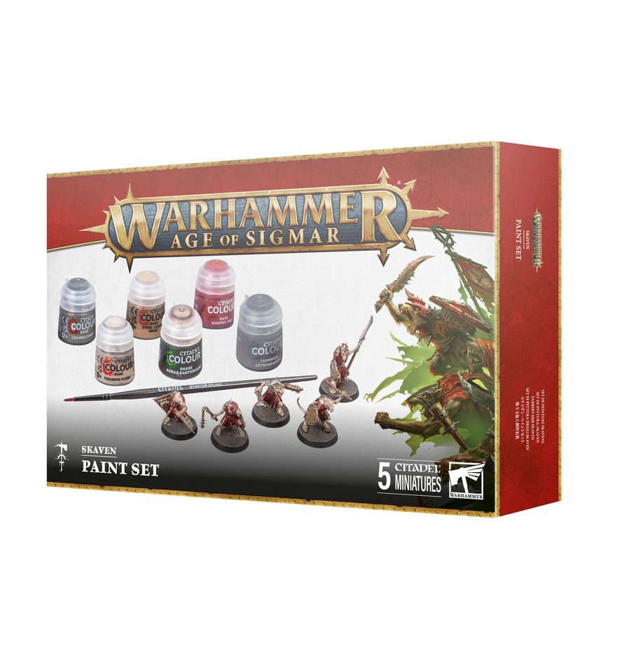 Age of Sigmar Skaven + Paint Set - Warhaus