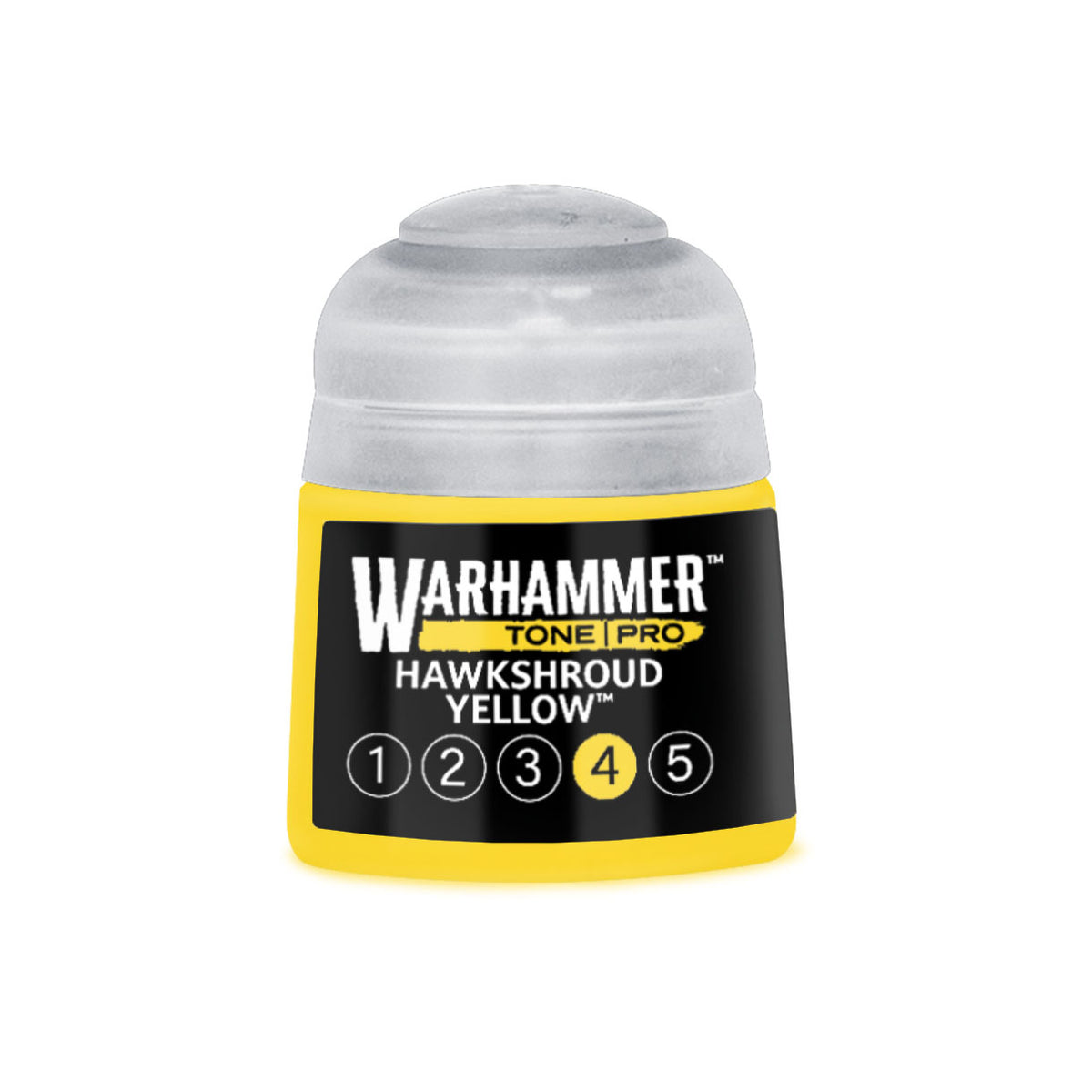 Warhammer Tone Pro: Hawkshroud Yellow 4 (12ml), ROW packaging