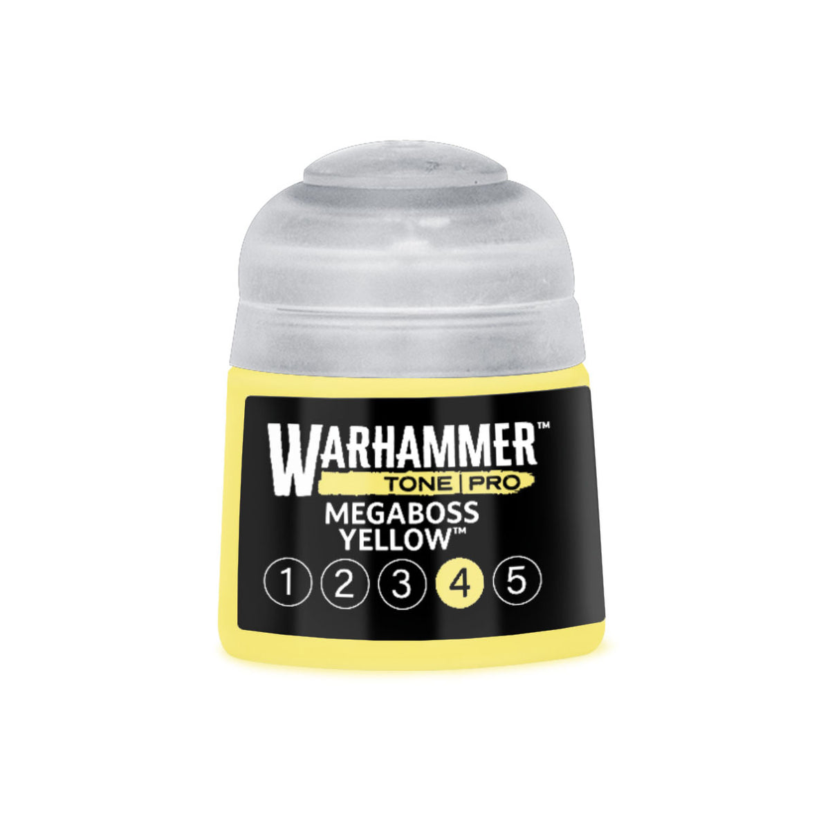Warhammer Tone Pro: Megaboss Yellow 4 (12ml), ROW packaging