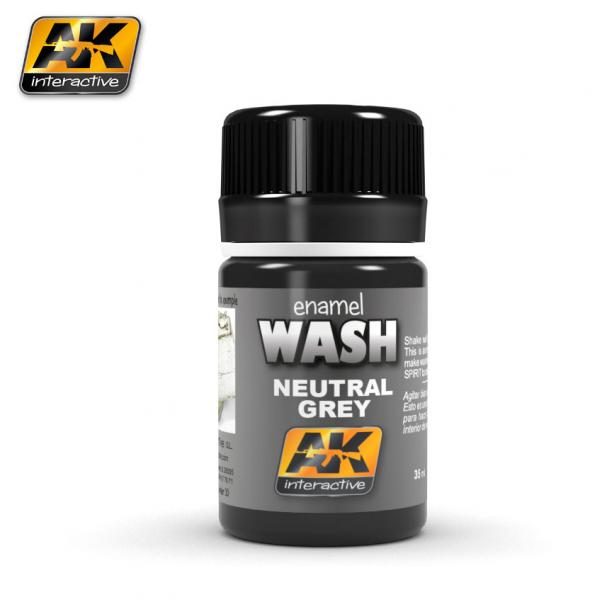 AK Interactive: Neutral Grey for White/Black Wash
