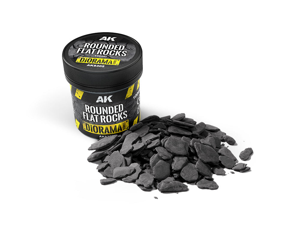 AK Interactive: Rounded Flat Rocks 100Ml