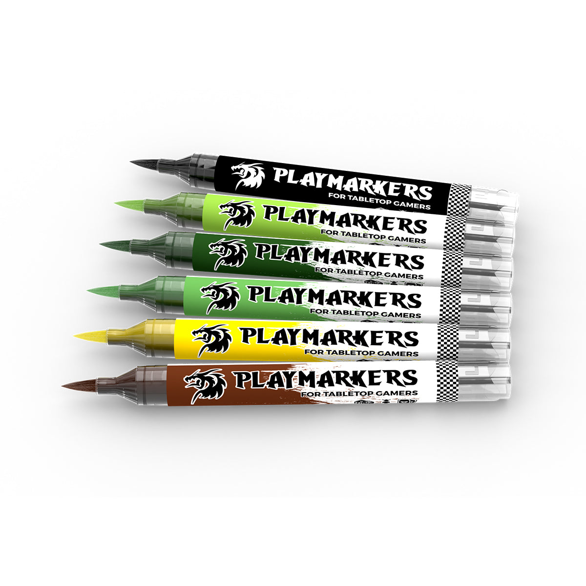 AK Interactive: Playmarkers Set - Orcs & Goblins (6 Markers)