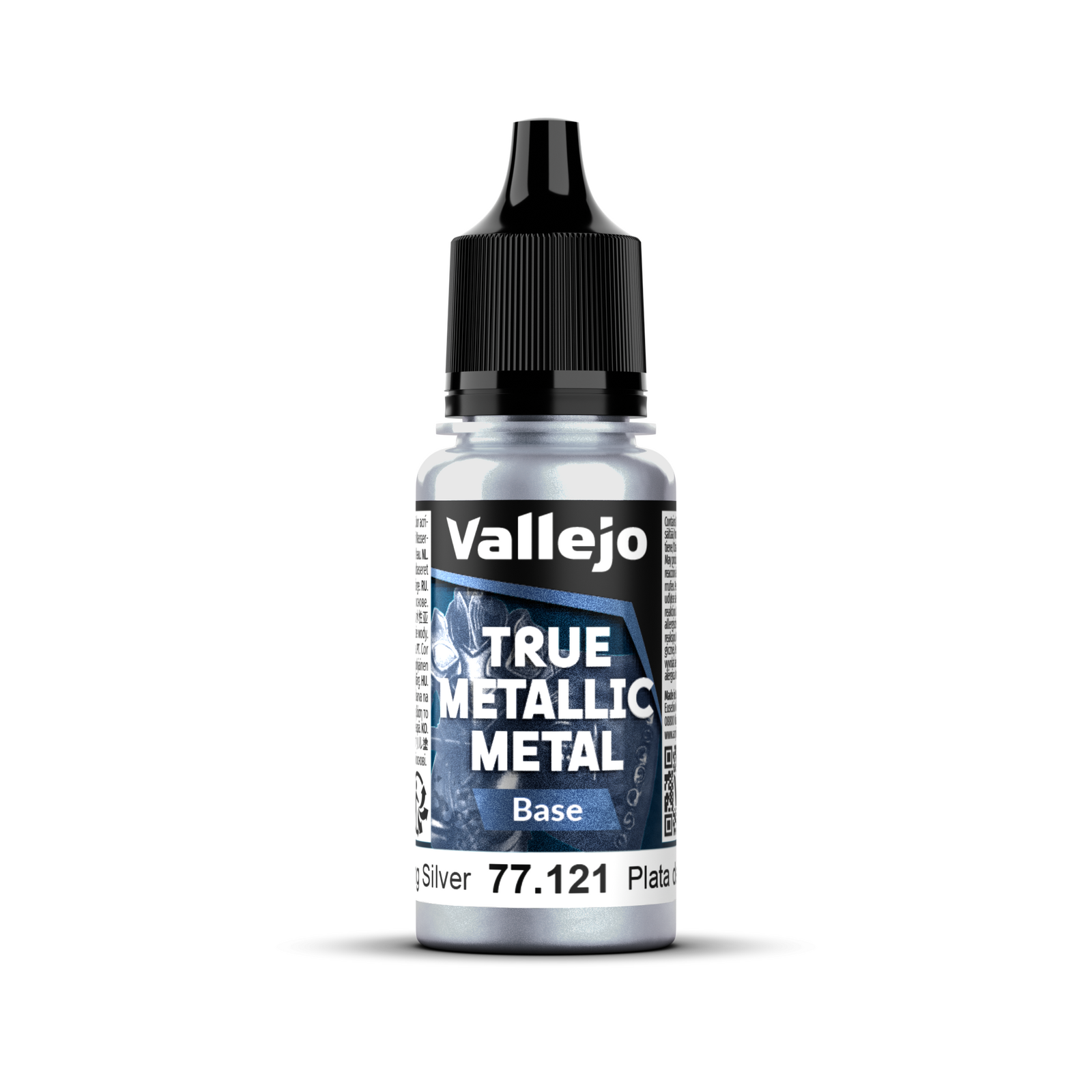 Vallejo True Metallic Metal: Base - Sterling Silver 18 ml