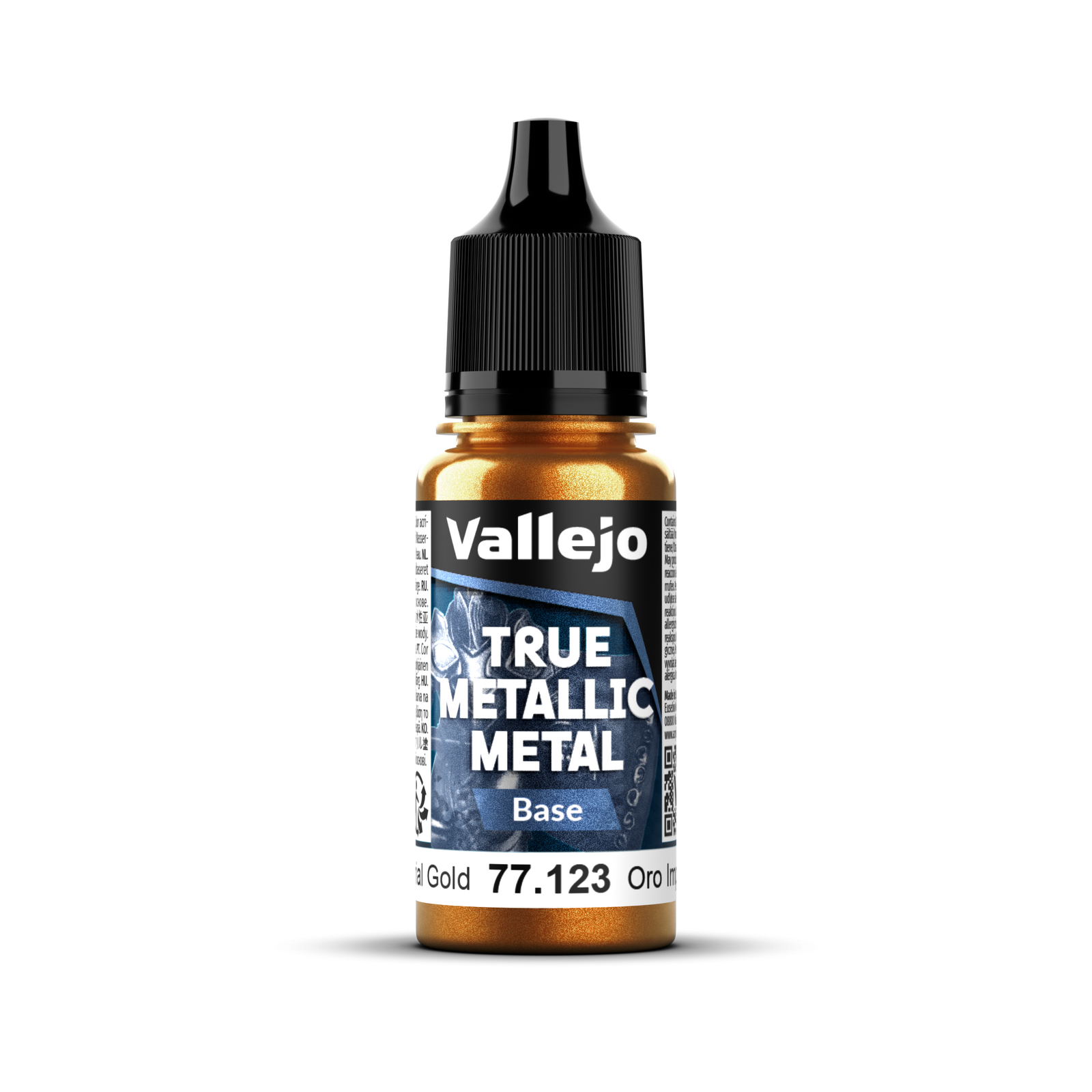 Vallejo True Metallic Metal: Base - Imperial Gold 18 ml