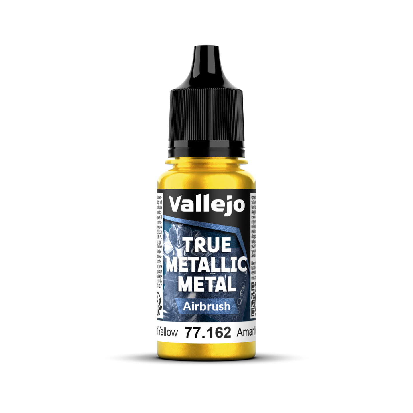 Vallejo True Metallic Metal: Airbrush - Radiant Yellow 18 ml - Warhaus