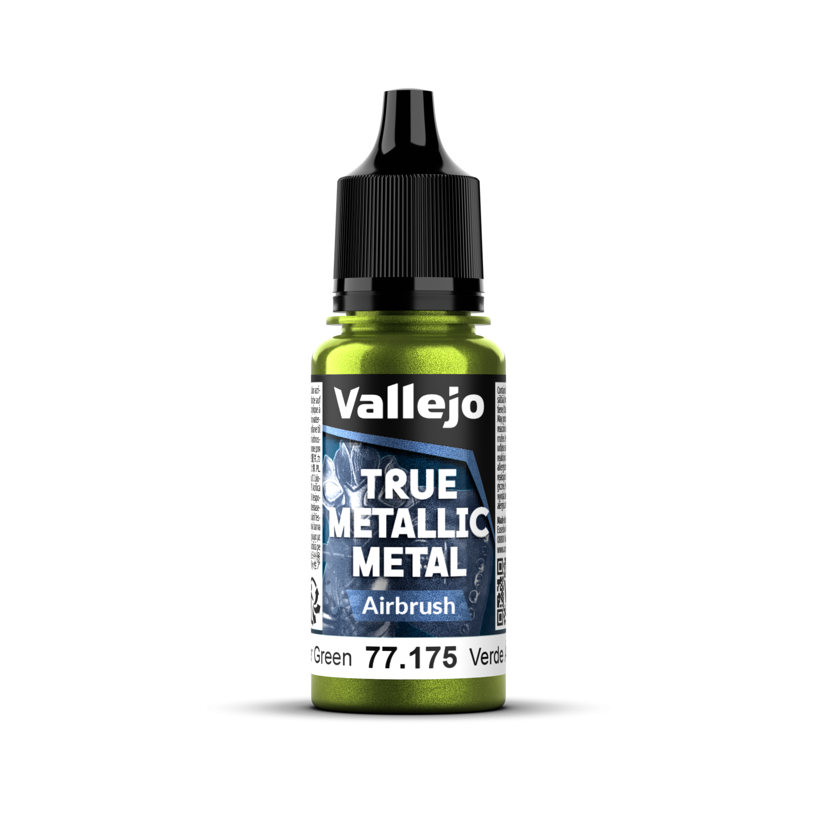 Vallejo True Metallic Metal: Airbrush - Amber Green 18 ml