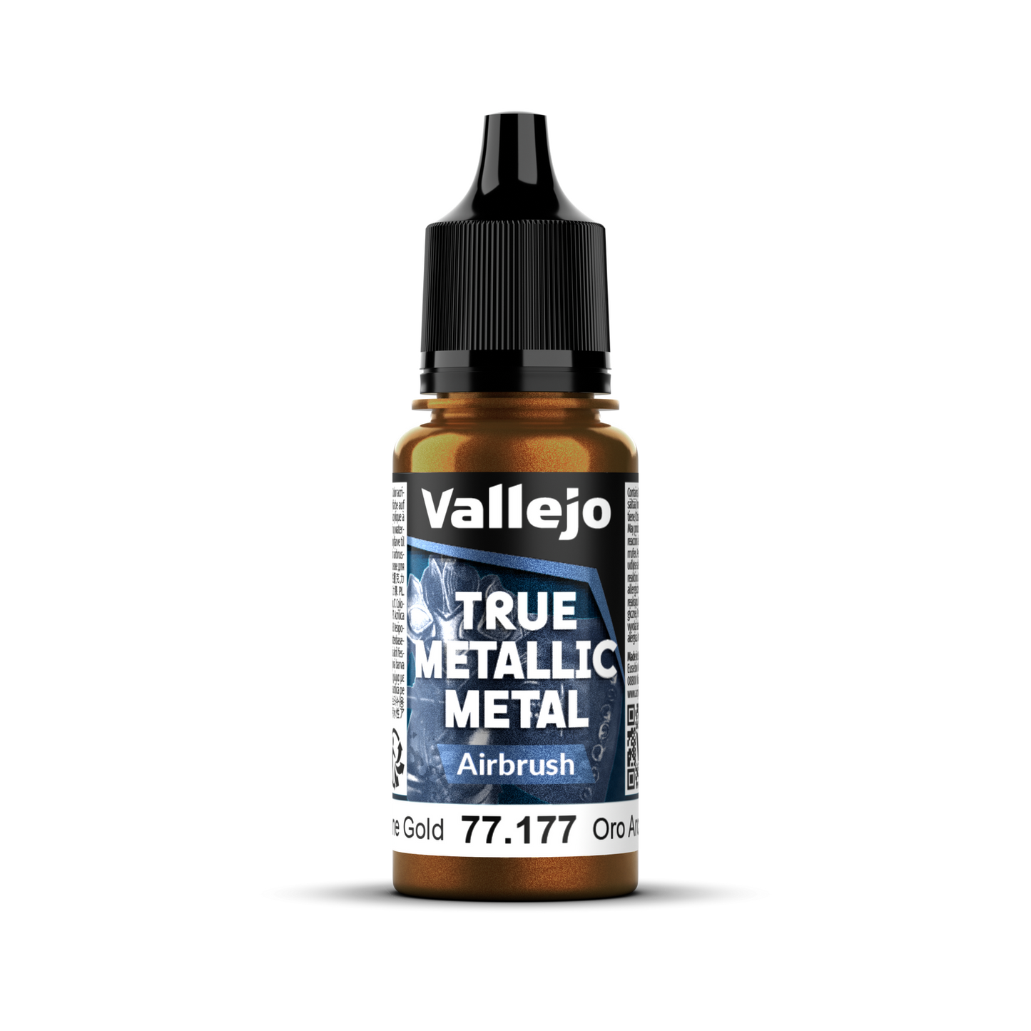 Vallejo True Metallic Metal: Airbrush - Arcane Gold 18 ml - Warhaus