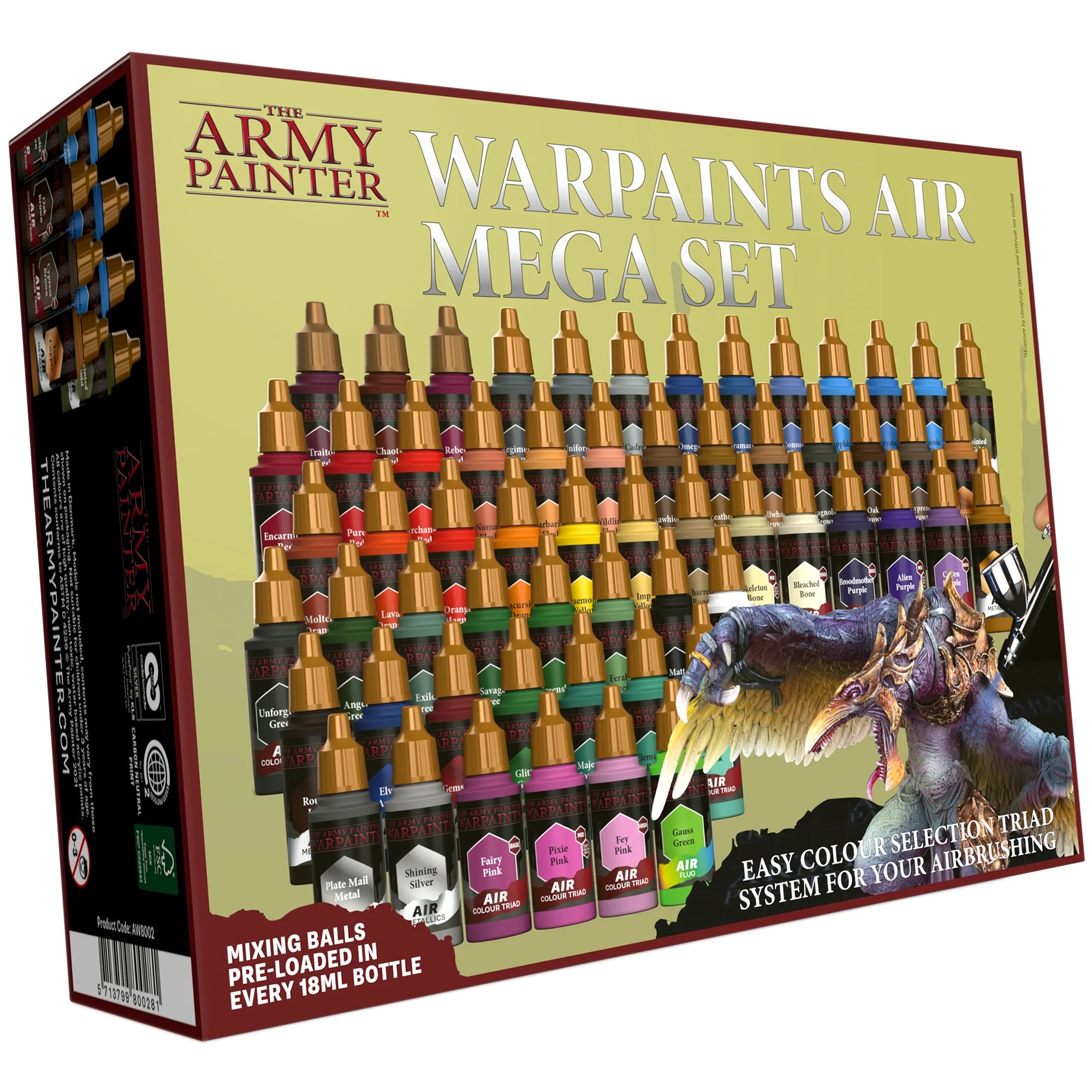 Army Painter: Warpaints Air Mega Paint Set