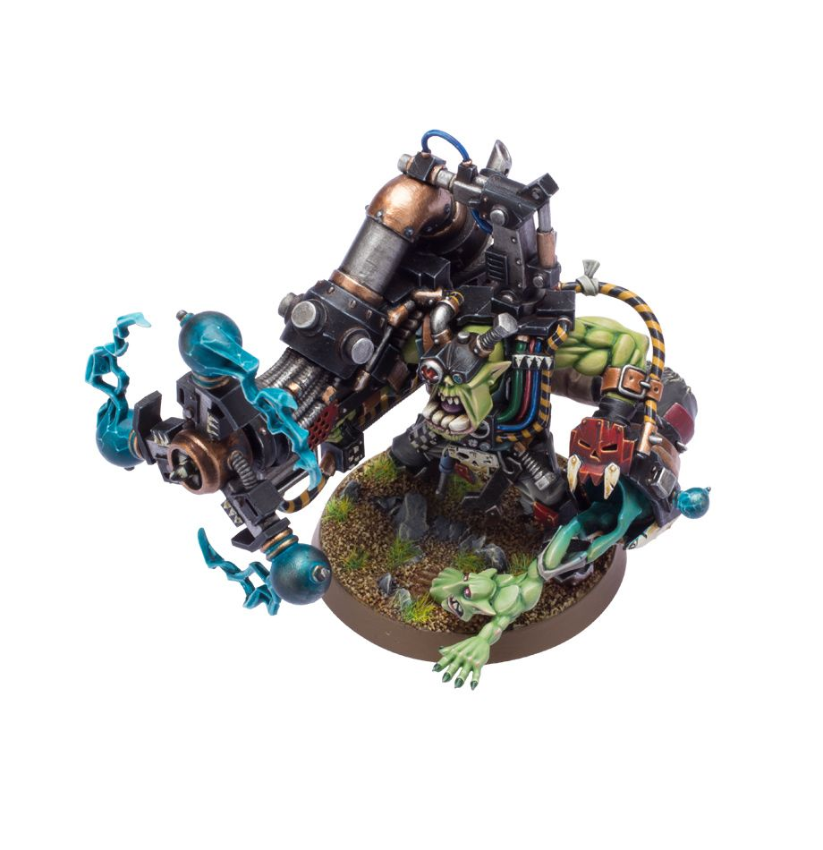 Big Mek with Shokk Attack Gun