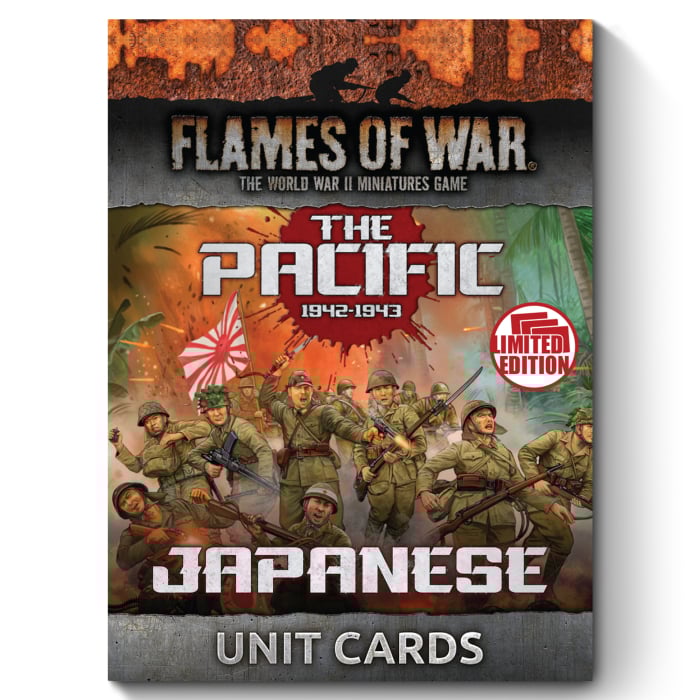 Flames of War: The Pacific: Japanese Unit Cards (x38 Cards)
