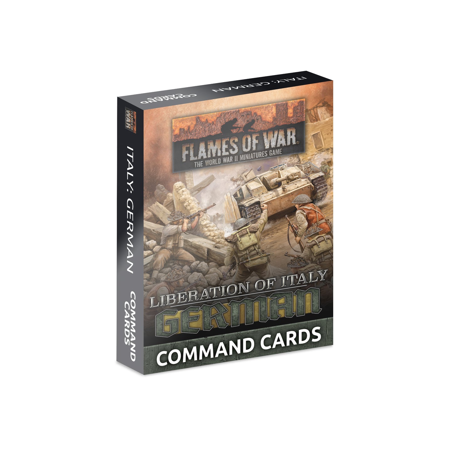Flames of War: German - Liberation of Italy German Command Cards (x47 Cards)