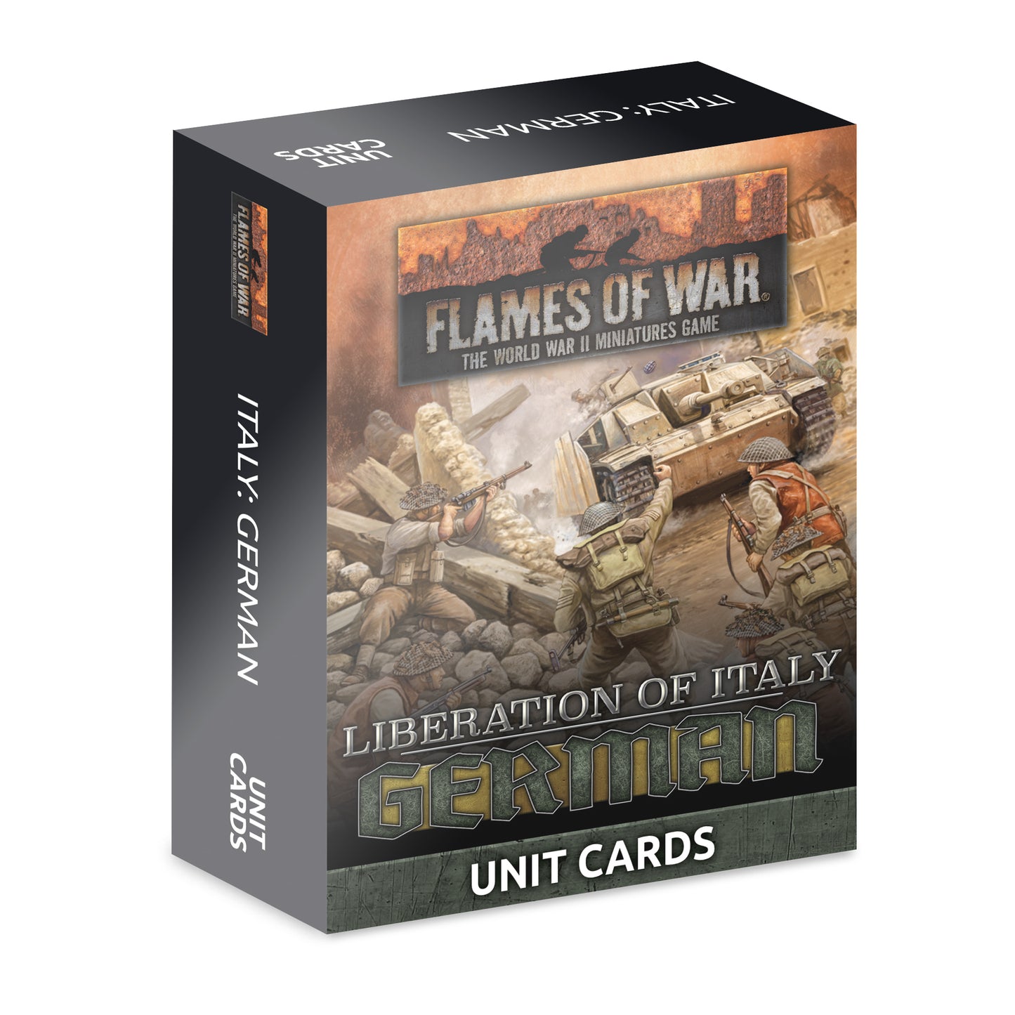 Flames of War: German - Liberation of Italy German Unit Cards (x89 Cards)