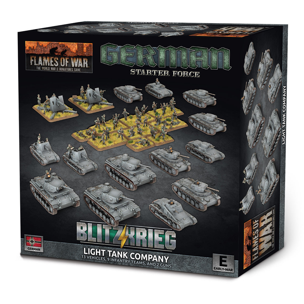 Flames of War: German: Light Tank Company (Plastic)