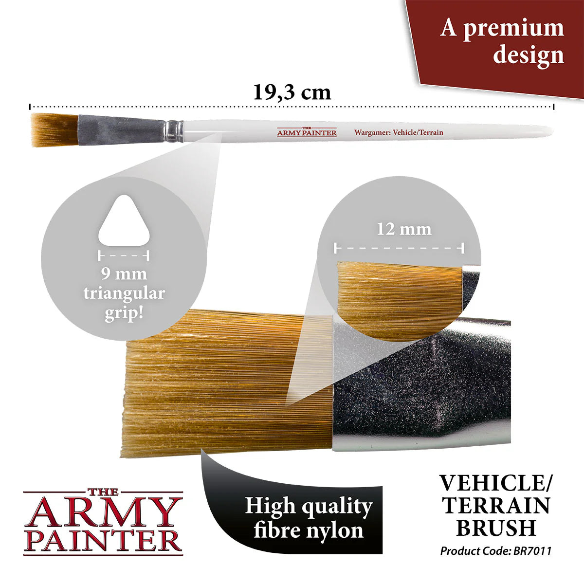 Army Painter: Wargamer Brush - Vehicle & Scenery - Warhaus