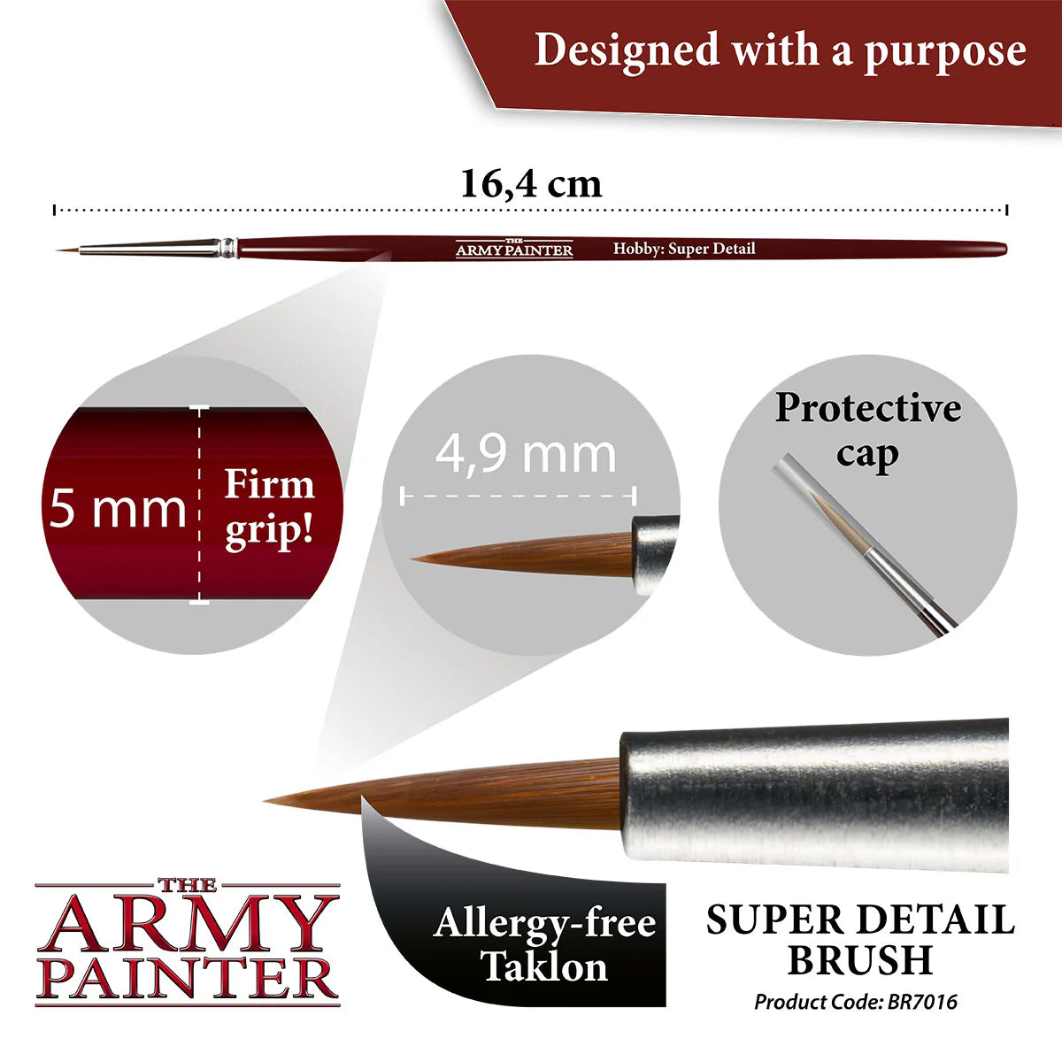 Army Painter: Hobby Brush - Super Detail - Warhaus