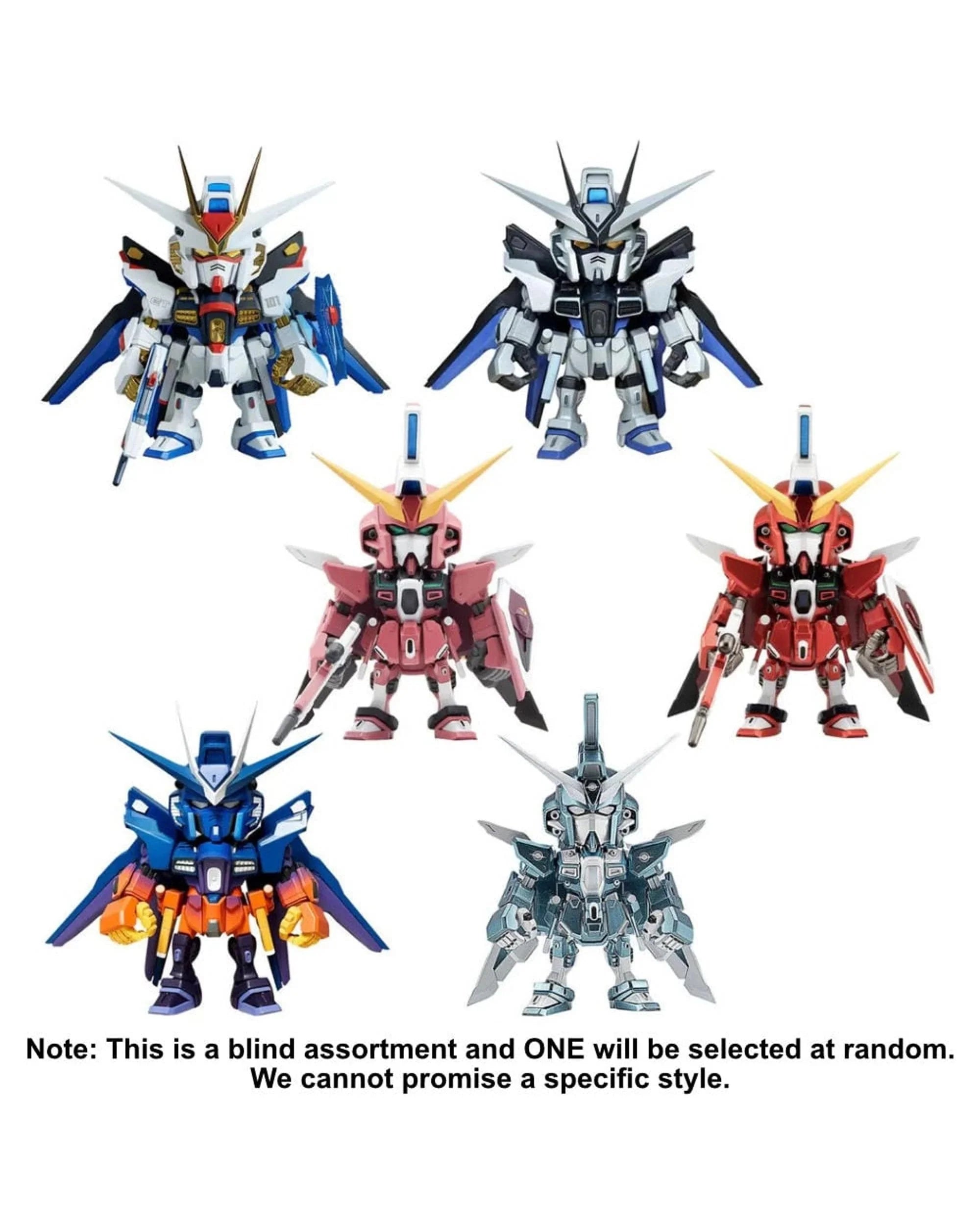 Bandai Shokugan: QMSV Mini Strike Freedom Gundam & Justice Gundam