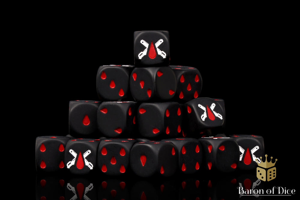 Baron of Dice: Chain Blades - Matte Black (Round)