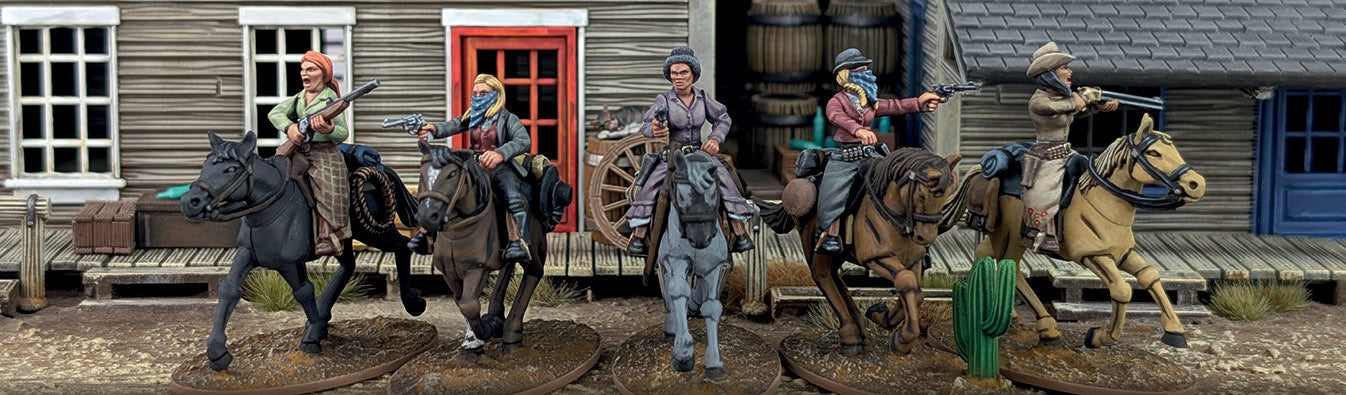 Dead Man's Hand: Mounted Gunfighters II - The Ladies (Plastic)