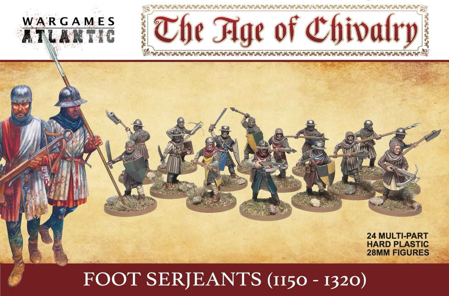 Wargames Atlantic: The Barons' War - Foot Serjeants (1150-1320)