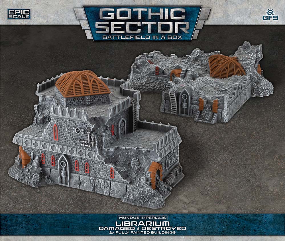 Mundus Imperialis - Librarium (Damaged & Destroyed x2)