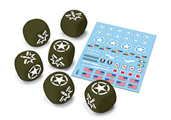 World of Tanks Expansion - U.S.A. Dice (x6) & Decal (x1)