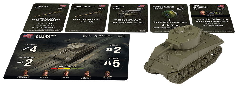World of Tanks Expansion - American (M4A3E2 Sherman Jumbo)