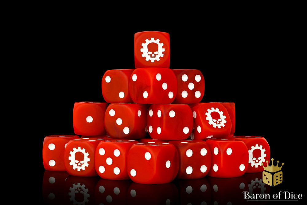 Baron of Dice: Martian Red (Round)