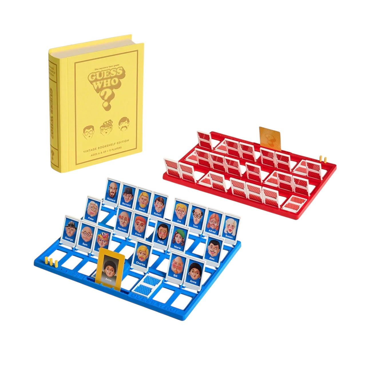 Guess Who Vintage Bookshelf Edition Board Game